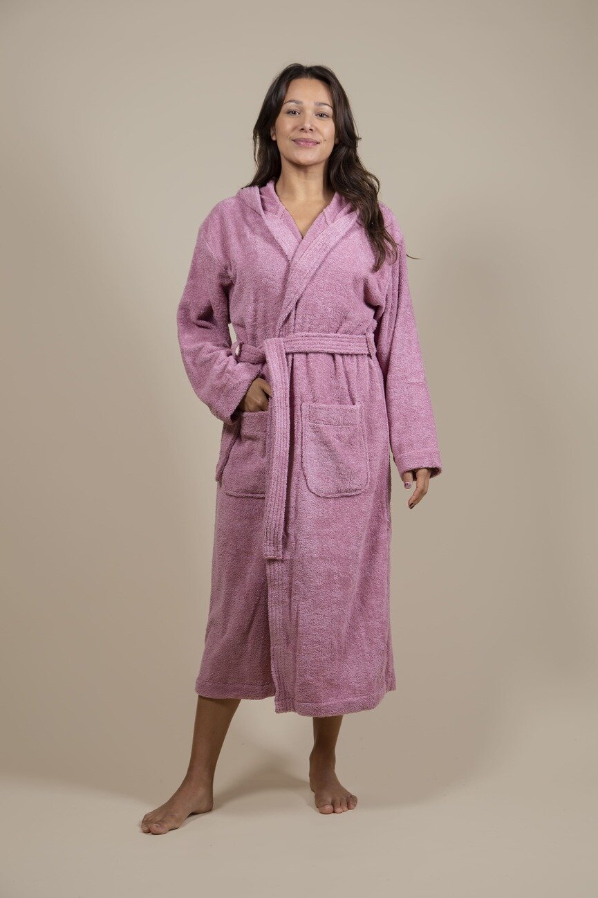 Albornoz de Rizo Rosa para Mujer